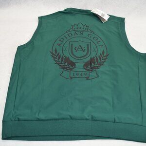 adidas Men's Go-to Vest Golf Size Large Color Green #0148